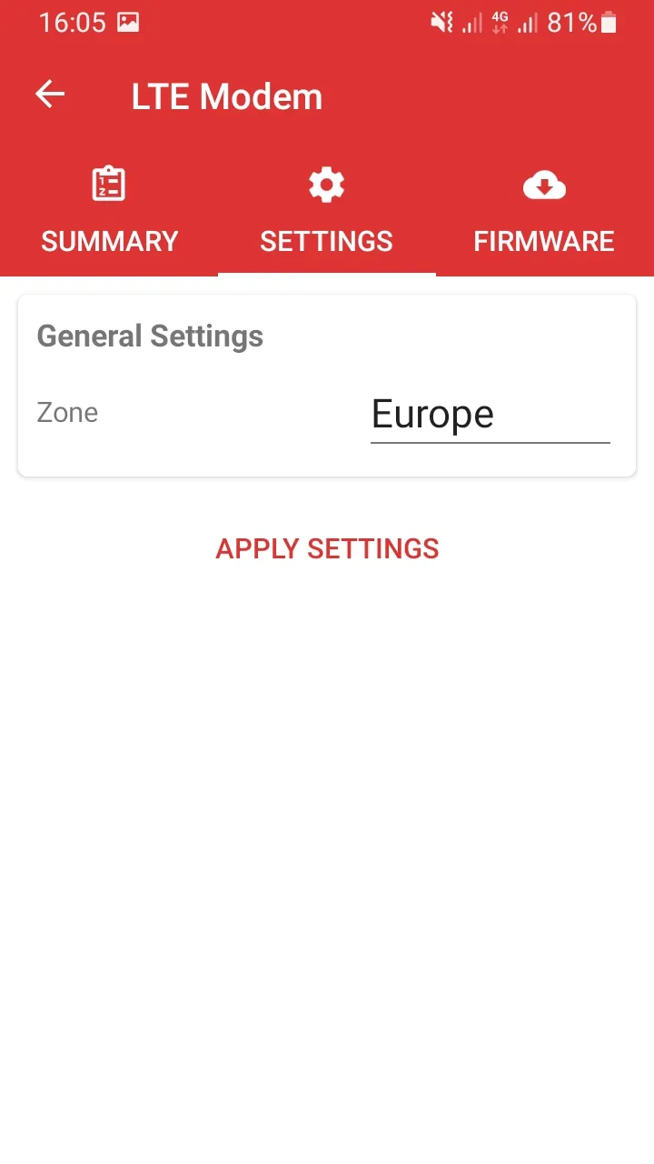 SPORTident Config App Settings Zone