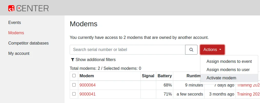 Activate the LTE Modem